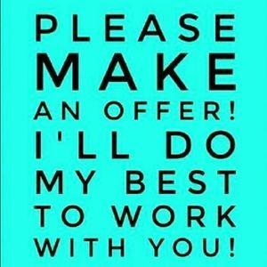 Make an offer 🛍🛍🛍